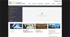 Desktop Screenshot of konzerthalle-bamberg.de